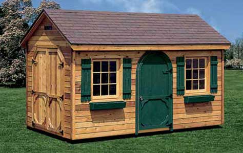 Amish backyard sheds