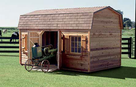 custom outdoor sheds sold wholesale to retail stores